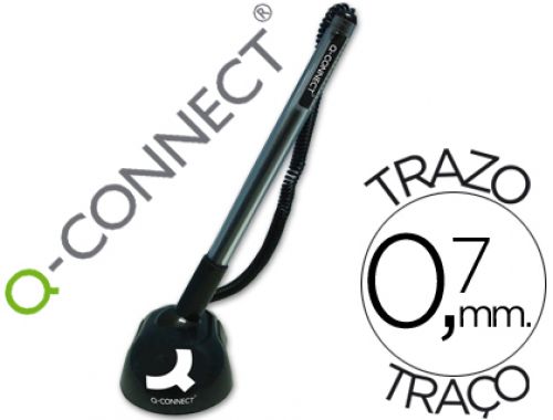 Esferografica extensivel com suporte , Q-connect , 35530 , 5705831008410